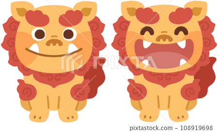 風獅爺（一對） 108919698