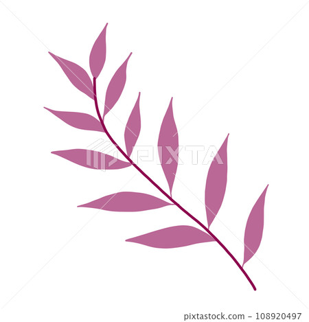 Leaf icon on white background Leaf icon on white background 108920497
