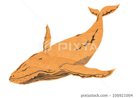 木工鯨魚插畫 108921004