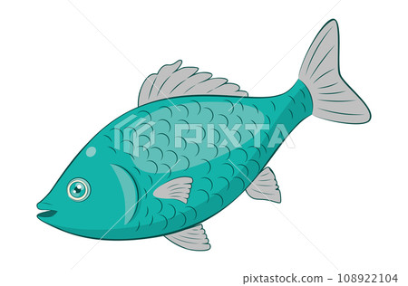 Green color fish 108922104