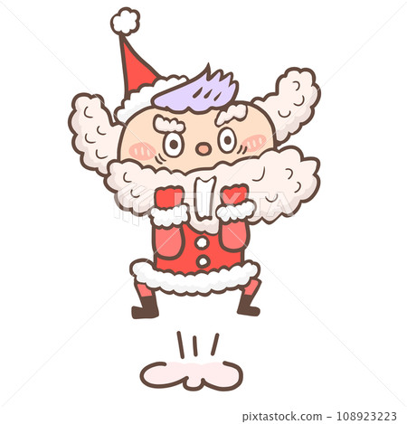 surprised santa surprised santa 108923223