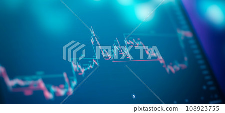 Economic graph with diagrams on the stock market, for business and financial concepts Economic graph with diagrams on the stock market, for business and financial concepts 108923755