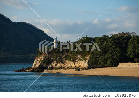Very beautiful autumn scenery of Okunoshima in Hiroshima Prefecture, Japan Very beautiful autumn scenery of Okunoshima in Hiroshima Prefecture, Japan 108923876
