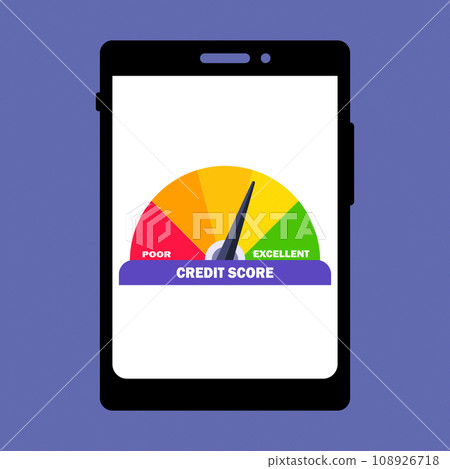 Credit score concept 108926718