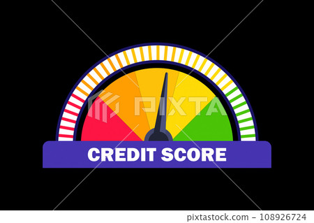 Credit score meter Credit score meter 108926724