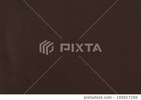 Texture of full grain dark brown premium leather Texture of full grain dark brown premium leather 108927266