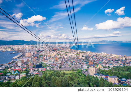 (Hokkaido) Hakodate cityscape seen from Mt. Hakodate Ropeway 108929394