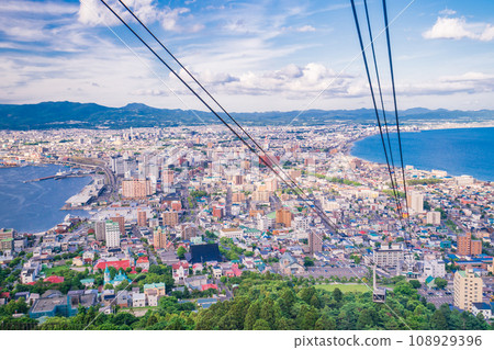 （北海道）從函館山纜車看到的函館市景 108929396