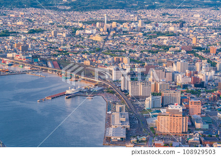 （北海道）從函館山展望台看到的函館市景 108929503