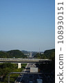 New Tomei Expressway near Hamamatsu service area blue sky 108930151
