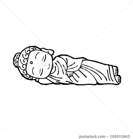 佛像(睡1,單色) 佛像(睡1,單色) 108931663