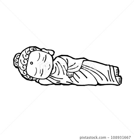 佛像(沉睡1、煩惱1、單色) 佛像(沉睡1、煩惱1、單色) 108931667