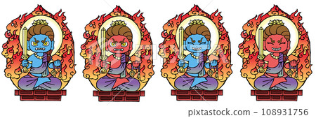 Set Fudo Myoo (Za) Set Fudo Myoo (Za) 108931756