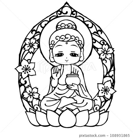 藥師佛（開眼，單色） 108931865