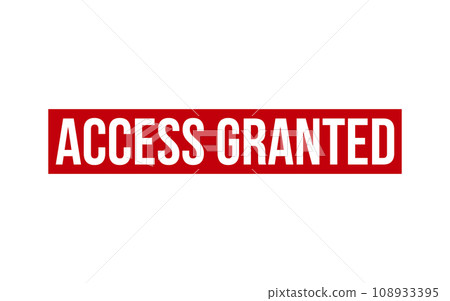 Access Granted Rubber Stamp Seal Vector 108933395