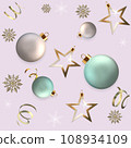 Merry Christmas Happy New Year design 108934109