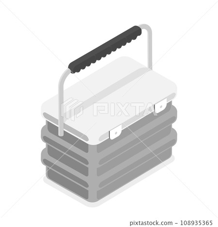 3D Isometric Flat Vector Set of Portable Refrigerators. Item 1 3D Isometric Flat Vector Set of Portable Refrigerators. Item 1 108935365