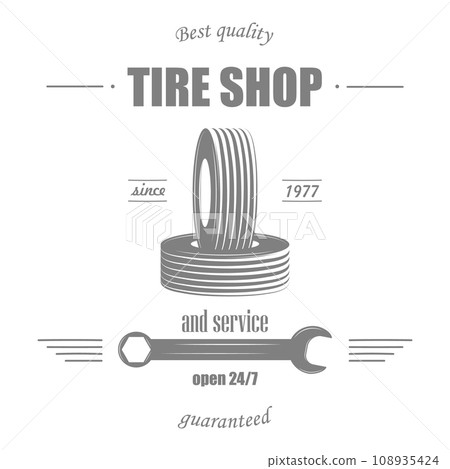 Car Service Vector Badge Set.. Item 7 Car Service Vector Badge Set.. Item 7 108935424