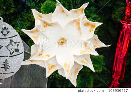 various Christmas decorations on the tree, decorations various Christmas decorations on the tree, decorations 108936417