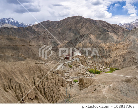 View of Lamayuru Monastery and Zanskar Mountains / Lamayuru Monastery, Ladakh View of Lamayuru Monastery and Zanskar Mountains / Lamayuru Monastery, Ladakh 108937362