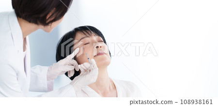 Eye corner cosmetic injection cosmetic surgery Eye corner cosmetic injection cosmetic surgery 108938161