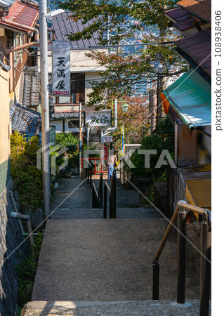 A charming Japanese townscape A charming Japanese townscape 108938406