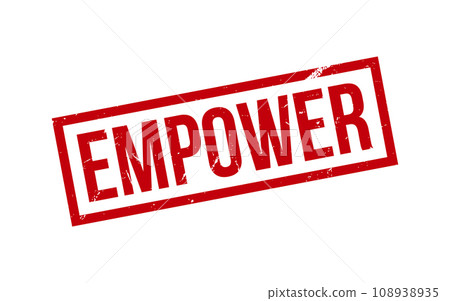 Empower Rubber Stamp Seal Vector 108938935