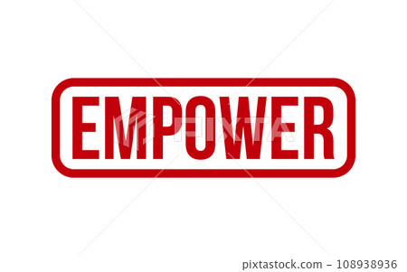 Empower Rubber Stamp Seal Vector 108938936