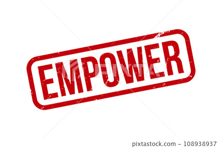 Empower Rubber Stamp Seal Vector 108938937