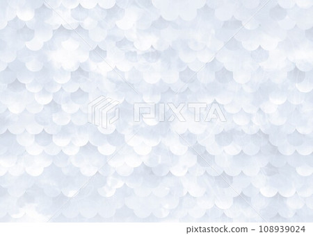 Japanese paper scale pattern silver 108939024