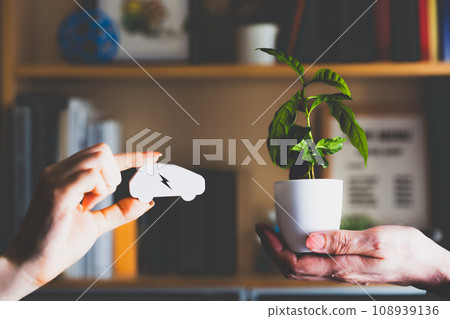 Electric car and green craft image Electric car and green craft image 108939136