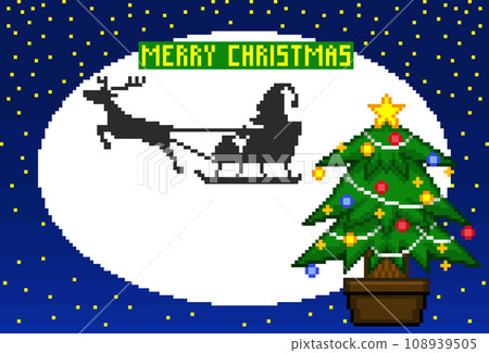 聖誕像素藝術 108939505
