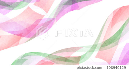 Wave Japanese pattern colorful pattern background Wave Japanese pattern colorful pattern background 108940129