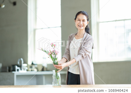 高級女性花餐 108940424