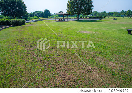 群馬縣高崎市烏川河床,從聖橋附近欣賞仲夏風光 群馬縣高崎市烏川河床,從聖橋附近欣賞仲夏風光 108940992
