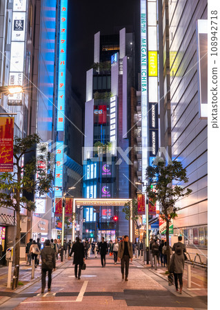 《東京》新宿武藏野街,夜晚的市區 《東京》新宿武藏野街,夜晚的市區 108942718