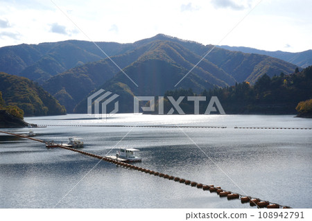 Ogouchi Dam, Lake Okutama, the water source of Tokyo Ogouchi Dam, Lake Okutama, the water source of Tokyo 108942791