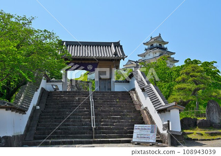 Kakegawa Castle, Totomi Province, restored wooden castle tower and drum turret, Kuruwa group Kakegawa Castle, Totomi Province, restored wooden castle tower and drum turret, Kuruwa group 108943039