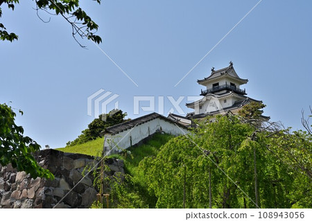 Kakegawa Castle, Totomi Province, restored wooden castle tower and drum turret, Kuruwa group Kakegawa Castle, Totomi Province, restored wooden castle tower and drum turret, Kuruwa group 108943056