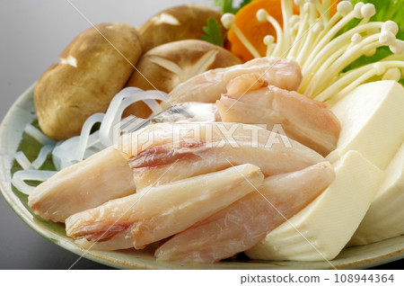 盤子裡河豚火鍋的用料 108944364