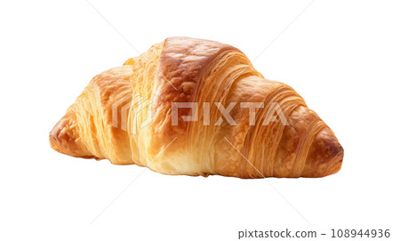 A croissant on the transparent backgrounds A croissant on the transparent backgrounds 108944936