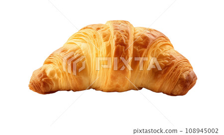A croissant on the transparent backgrounds A croissant on the transparent backgrounds 108945002