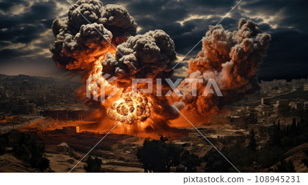 israel launches airstrike in a West Bank settlement 108945231