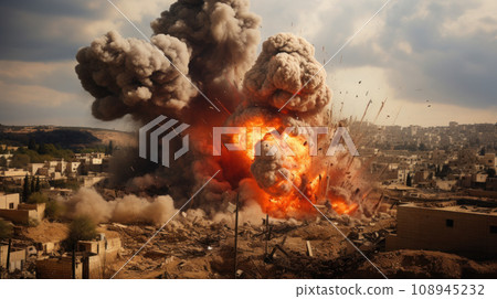 israel launches airstrike in a West Bank settlement 108945232