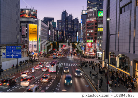 [Tokyo] Shinjuku city night view/Koshu Kaido 108945653