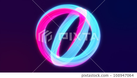 Abstract purple energy magic bright glowing spinning ring of lines, background Abstract purple energy magic bright glowing spinning ring of lines, background 108947064