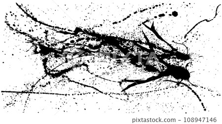 Two dragons Year of the Dragon Handwritten brush illustration Two dragons Year of the Dragon Handwritten brush illustration 108947146