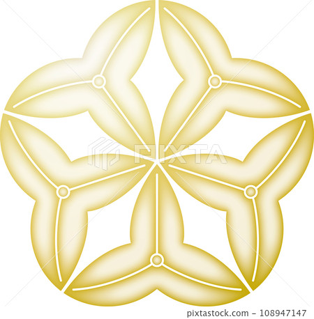 Family crest: Kikyo Sawa [gold] 108947147