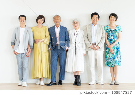 Youthful senior men and women Youthful senior men and women 108947537