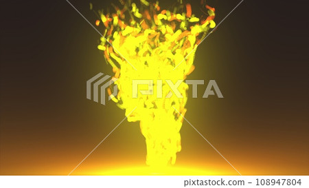 Abstract christmas gold shimmering particles 108947804